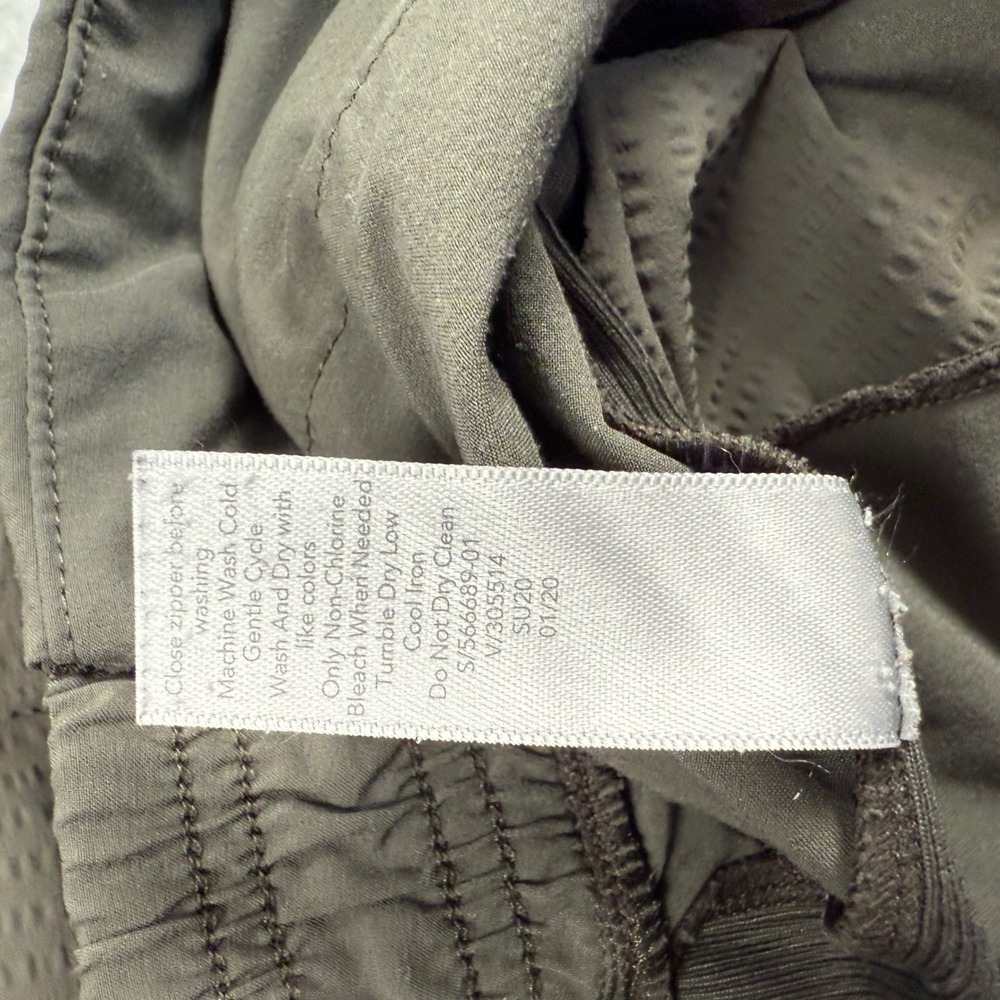 Athleta Textured Brooklyn Jogger Womens 4 Green Athleisure Active Travel Pants - Picture 8 of 8